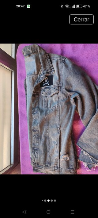 Chaqueta Vaquera Heavy Vintage Gris