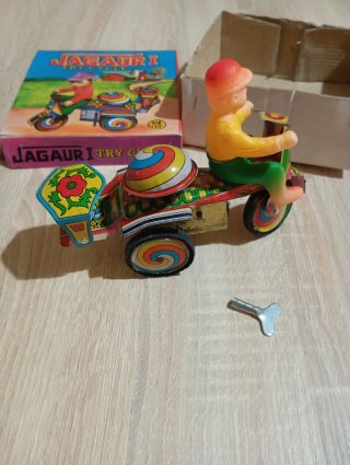 Giocattolo in latta Jagauri Try Cycle