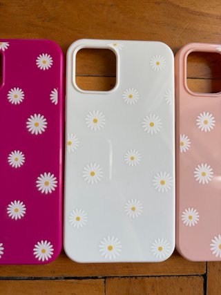 Pack 3 Fundas iPhone 12 Flores