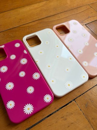 Pack 3 Fundas iPhone 12 Flores