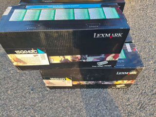 6 Tóner Lexmark 15G042 (3K,1M,1C,1Y)