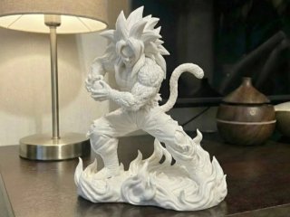 Figura Goku Super Saiyan 4 Impresión 3D