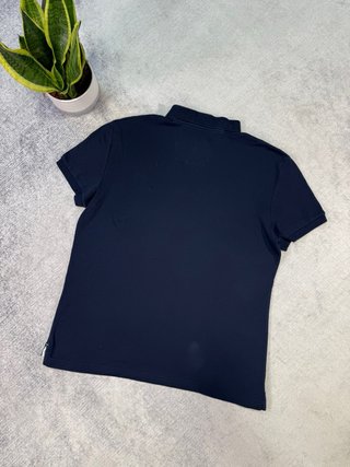 Polo Nautica Manga Corta Azul