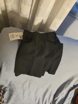 Pantalón corto colegial gris baby chic
