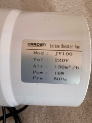 Extractor de aire blanco