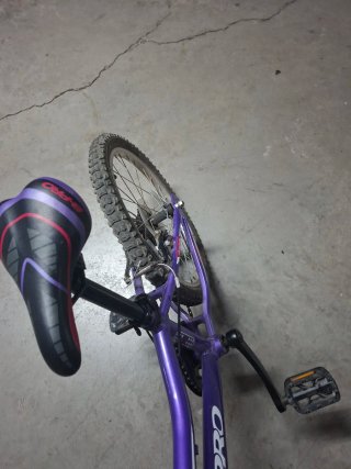 Bicicleta infantil morada B-PRO