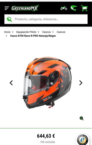 Casco Shark R-Race Pro KTM Naranja/Negro