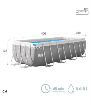 Piscina desmontable rectangular INTEX