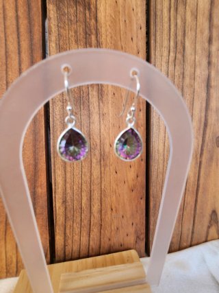 Pendientes de Plata y piedra Topacio