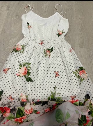 Abito estivo Suiblanco floreale pois