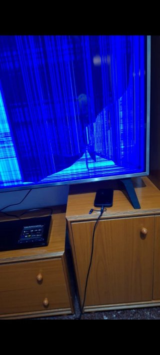 Televisión LG Negra