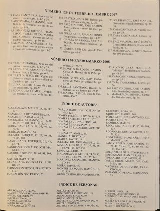 La Revista De Cantabria 121 al 130 (oct05 a mar08)