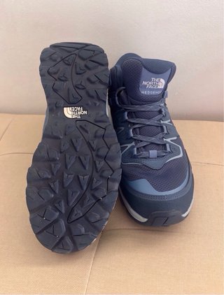 Botas The North Face azules y grises