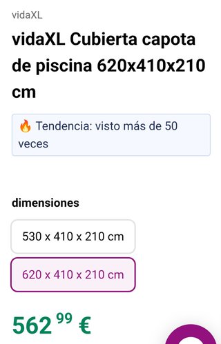 Cubierta para coche o piscina