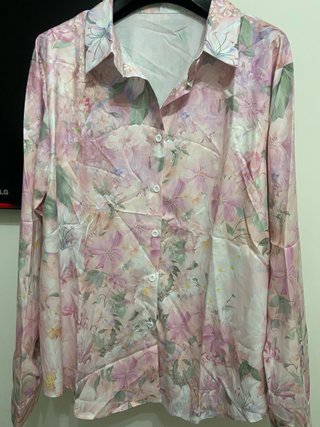 Camisa estampada mujer floral