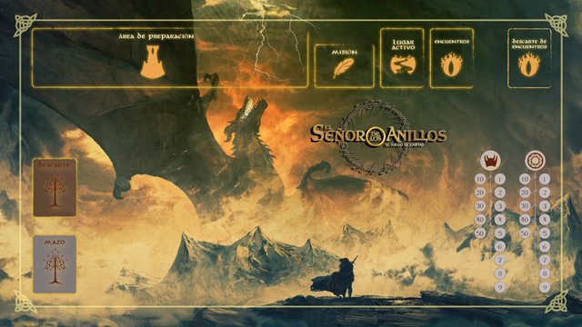 Tapete EL SEÑOR DE LOS ANILLOS LCG