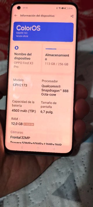 OPPO Find X3 Pro Negro