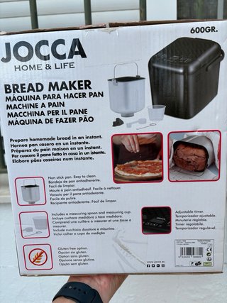 Panificadora Jocca 600gr