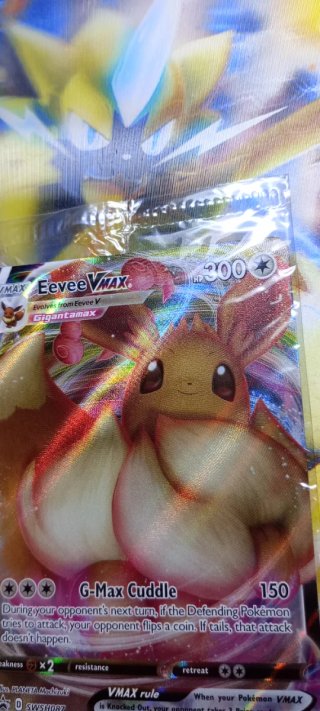 Carta Pokémon Eevee VMAX Gigantamax
