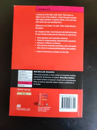 Libro B1-B2 de inglés.Dracula