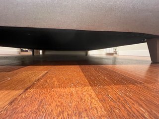 Cama Matrimonio Madera y Tela