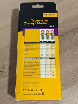 Pinza Amperimétrica Fluke 323 TRMS
