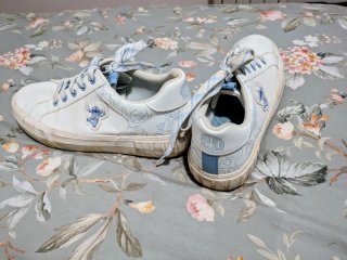 Zapatillas Pull&Bear Lilo & Stitch Blancas