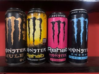 Monster Energy Drink Collection empty