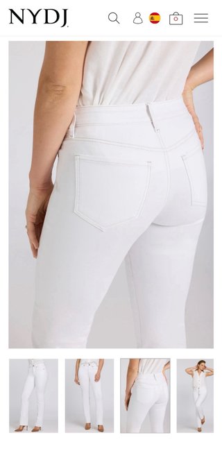 Pantalón vaquero NYDJ blanco