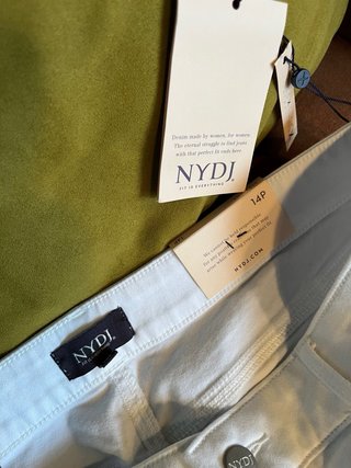 Pantalón vaquero NYDJ blanco