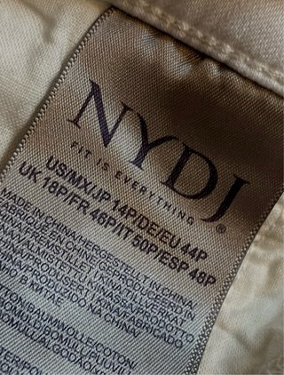 Pantalón vaquero NYDJ blanco