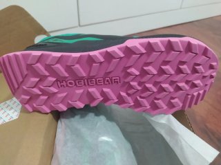 Zapatillas Hobibear verdes y rosas