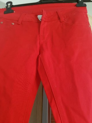 Pantalón largo rojo T. 36/38