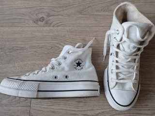 Converse All Star Donna Tg 36.5 Bianche