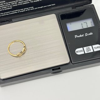 Anillo Infinito Oro 18kt con Circonitas