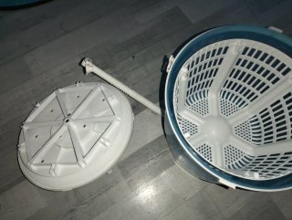 Lavadora manual 2kg con centrifugado