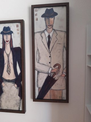 Set di 2 quadri moderni