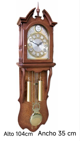 Reloj de Pared Carrillón con Péndulo