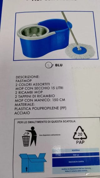 DG Bavaria Fast MOP secatoio 15L