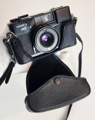 YASHICA MF-1 Cámara analógica compacta 35mm FUNDA