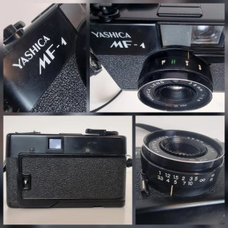 YASHICA MF-1 Cámara analógica compacta 35mm FUNDA