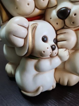 Abbraccio famiglia cani - originale THUN