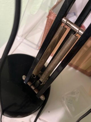 Lámpara/flexo negra