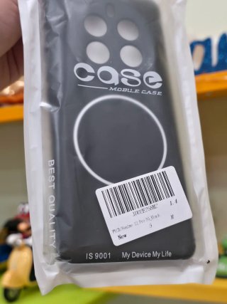 Cover nera con Ring per Realme 12 Pro 5G