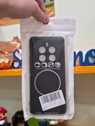 Cover nera con Ring per Realme 12 Pro 5G
