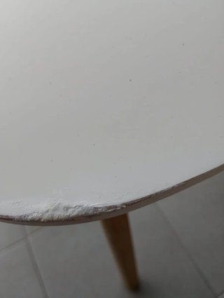 Mesas auxiliares nórdicas blancas Ikea