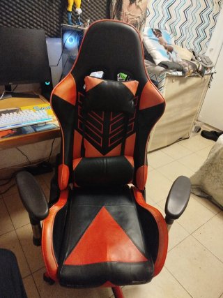 Silla Gamer Negra y Roja