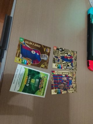 Lote 4 cromos fútbol Panini