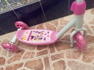 Patinete Minnie Mouse 3 Ruedas Rosa