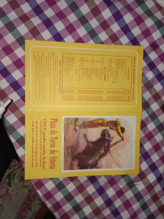 cartel taurino 1973 Paquirrí,Curro Romero,...
